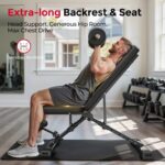 FLYBIRD WB5 Weight Bench, ASTM-Certified 800LBS Adjustable Weight Bench Workout ... - Image 6
