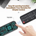 iPazzPort Mini Air Mouse Remote Keyboard with 7-Color Backlight for Android TV B... - Image 7