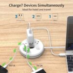 Travel Power Strip, NTONPOWER 3 Outlets 3 USB(1 USB C) Cruise Approved Power Str... - Image 4