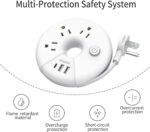 Travel Power Strip, NTONPOWER 3 Outlets 3 USB(1 USB C) Cruise Approved Power Str... - Image 8