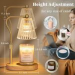 seenlast Candle Warmer Lamp with Timer Dimmer Adjustable Height for New Home Bed... - Image 6