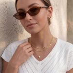 WomenGifts Layered Gold Necklaces for Women, 14K Gold Sterling Silver Plated Dai... - Image 5