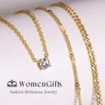 WomenGifts Layered Gold Necklaces for Women, 14K Gold Sterling Silver Plated Dai... - Image 7