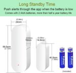 WiFi Door Window Sensor: Smart Contact Sensor with App Alerts, Door Open Detecto... - Image 7