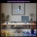 Philips Hue Smart LED A19 Bulb 2-Pack, White Color Ambiance, E26 Base, 7.2W, Ful... - Image 5