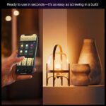 Philips Hue Smart LED A19 Bulb 2-Pack, White Color Ambiance, E26 Base, 7.2W, Ful... - Image 8