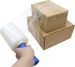 BOMEI PACK Clear Industrial Stretch Wrap Film 5" x 1000ft 2 Pack with Handle, 5"... - Image 3
