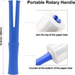 BOMEI PACK Clear Industrial Stretch Wrap Film 5" x 1000ft 2 Pack with Handle, 5"... - Image 4