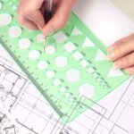 Tamaki Circle Template Measuring Geometry Ruler Geometric Drawings Stencils Rule... - Image 7
