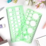 Tamaki Circle Template Measuring Geometry Ruler Geometric Drawings Stencils Rule... - Image 8