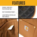 Carhartt Firm Duck Dog Chore Coat, Insulated Weather Resistant Jacket for Cold a... - Image 4