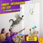 Interactive Cat Toys for Indoor Cats: Automatic Flying Bird Feather Wand Chase E... - Image 3