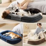 Bedsure Orthopedic Dog Beds Large Sized Dog - 360° Oval Bolster Large Dogs Bed f... - Image 6