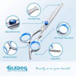 GLADOG Professional 5 in 1 Dog Grooming Scissors Set with Safety Round Tips, Sha... - Image 3