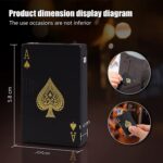 Jet Torch Lighter, Green Flame Ace Card Lighter, Metal Poker Design Windproof Re... - Image 5