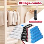 UPGOGO Vacuum Storage Bags with Portable Electric Pump,Vacuum Seal Bags for Clot... - Image 3