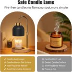 seenlast Candle Warmer Lamp with Dimmer Adjustable Height,Mothers Day Gifts,2/4/... - Image 6