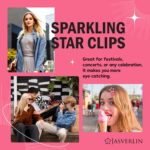 JASVERLIN 36 Pcs Star Snap Hair Clips, Y2k Colorful Cute Barrettes for Women Gir... - Image 8