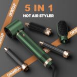 5 in 1 Blow Dryer Brush, Upgrade Hair Dryer Brush Set Negative Ion Air Styler Cu... - Image 6