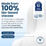 Clean Skin Club Clean Towels XL®, 100% USDA Biobased Face Towel, Disposable Face... - Image 8