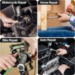 Egofine 46 Pieces 1/4 inch Drive Socket Ratchet Wrench Set, with Bit Socket Set ... - Image 7