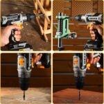 Power Drill Cordless: DEKOPRO Cordless Drill 20V Electric Power Drills Set Tool ... - Image 9