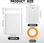Engrowtic 302 Pcs Trading Card Shipping Protector Set Include 200 Precut Plastic... - Image 3
