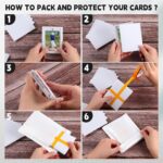 Engrowtic 302 Pcs Trading Card Shipping Protector Set Include 200 Precut Plastic... - Image 5