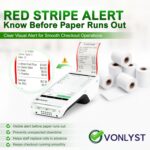 Clover Flex Paper Rolls 2 1/4" x 55’ Thermal Receipt Paper – 10 Rolls Pack - BPA... - Image 6