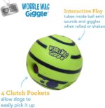 Wobble Wag Giggle Ball, Interactive Dog Toy, Fun Giggle Sounds When Rolled or Sh... - Image 4