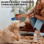 2PCS Pet Grooming Tools - Double-Sided Brush for Shedding and Bathing, Suitable ... - Image 5
