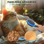 2PCS Pet Grooming Tools - Double-Sided Brush for Shedding and Bathing, Suitable ... - Image 6