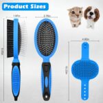 2PCS Pet Grooming Tools - Double-Sided Brush for Shedding and Bathing, Suitable ... - Image 9