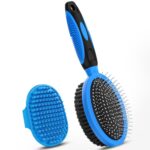 2PCS Pet Grooming Tools - Double-Sided Brush for Shedding and Bathing, Suitable ... - Image 10