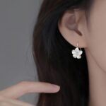 925 Sterling Silver Dangle Earrings for Women 2025 Trendy Diamond Encrusted Birt... - Image 3
