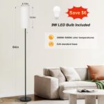 Ambimall 64'' Floor Lamp for Living Room with Bulb, 3 Color Temperature, Tall La... - Image 3