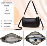 Small Tote Shoulder Bags Purses for Women Retro Classic Crossbody Bags Cute Clut... - Image 5