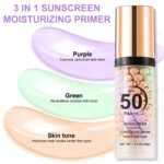 3 in 1 Color Correcting Serum, SPF Primer for Face Before Makeup, Sunscreen One ... - Image 8