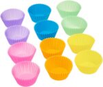 Amazon Basics Reusable Non-Stick Silicone Baking Cups, BPA Free, Muffin Liners, ... - Image 4