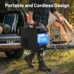 Cordless Rechargeable Battery Powered Ice Maker Compatible with Dewalt 20V Batte... - Image 7