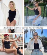 SHAPERX Women's Tummy Control Shapewear Thong Bodysuit Seamless Waist Snatching ... - Image 4