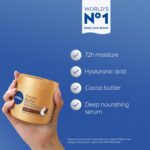 NIVEA Cocoa Butter Body Cream with Deep Nourishing Serum, Cocoa Butter Cream for... - Image 4