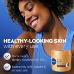 NIVEA Cocoa Butter Body Cream with Deep Nourishing Serum, Cocoa Butter Cream for... - Image 6