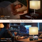 Smart RGB Dimmable Table Lamp Work with Alexa&APP&Remote Control, Bedside Desk L... - Image 6