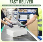 12"x9"x3" Shipping Boxes Set of 5, White Corrugated Cardboard Box Literature Mai... - Image 8