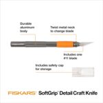 Fiskars Detail Craft Knife, Exacto Hobby Knife for Crafting, Arts, Modeling, Scr... - Image 3