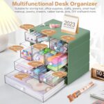 Desk Storage Organizer with 9 Drawers, 4 Tiers Stackable Desktop Craft Storage D... - Image 6