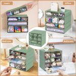 Desk Storage Organizer with 9 Drawers, 4 Tiers Stackable Desktop Craft Storage D... - Image 8