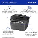 Brother DCP-L2640DW Wireless Compact Monochrome Multi-Function Laser Printer wit... - Image 4