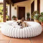 Donut Pet Bed for Indoor Cats and Small Dogs, Self-Heating Dog Bed with Non-Slip... - Image 10